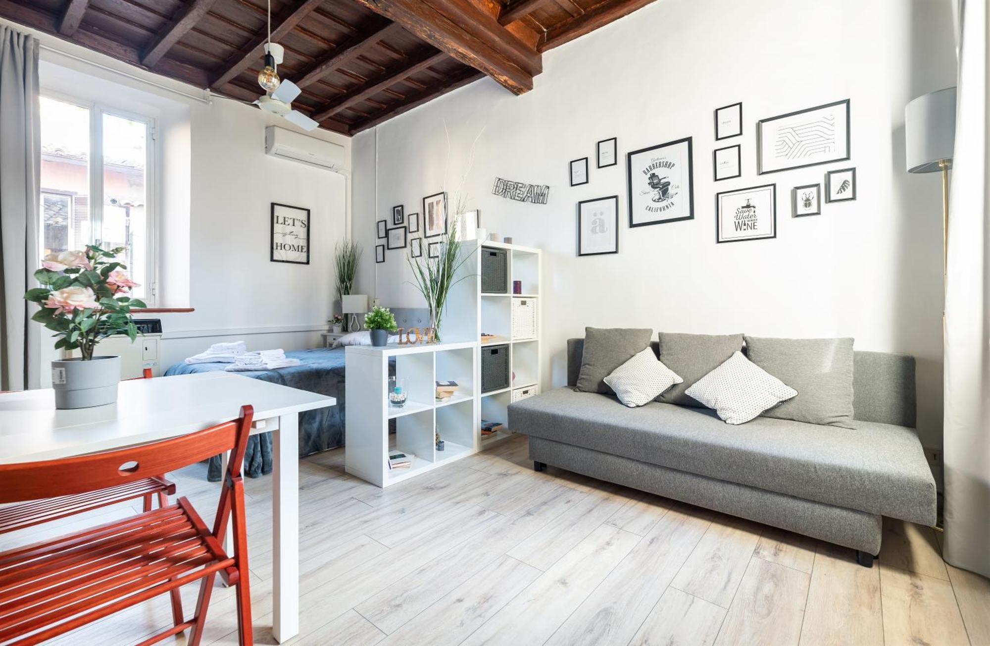 Cozy Studio Campo De Fiori Rom Eksteriør billede